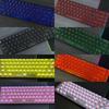 DOYS Block Toy Themed Keycaps,Transparent Matte PC Material 126 Keys Full Set,Shine Through Custom Keycaps Mechanical Keyboards
