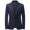 Autumn and Winter Jacquard Corduroy Stretch Suit Men's Youth Suit Korean Version Slim Casual Single Suit