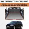 Car Trunk Mat For Fiat Freemont 7-Seat 2012 2013 2014 2015 2016 2017  Car Accessories Auto Interior Decoration