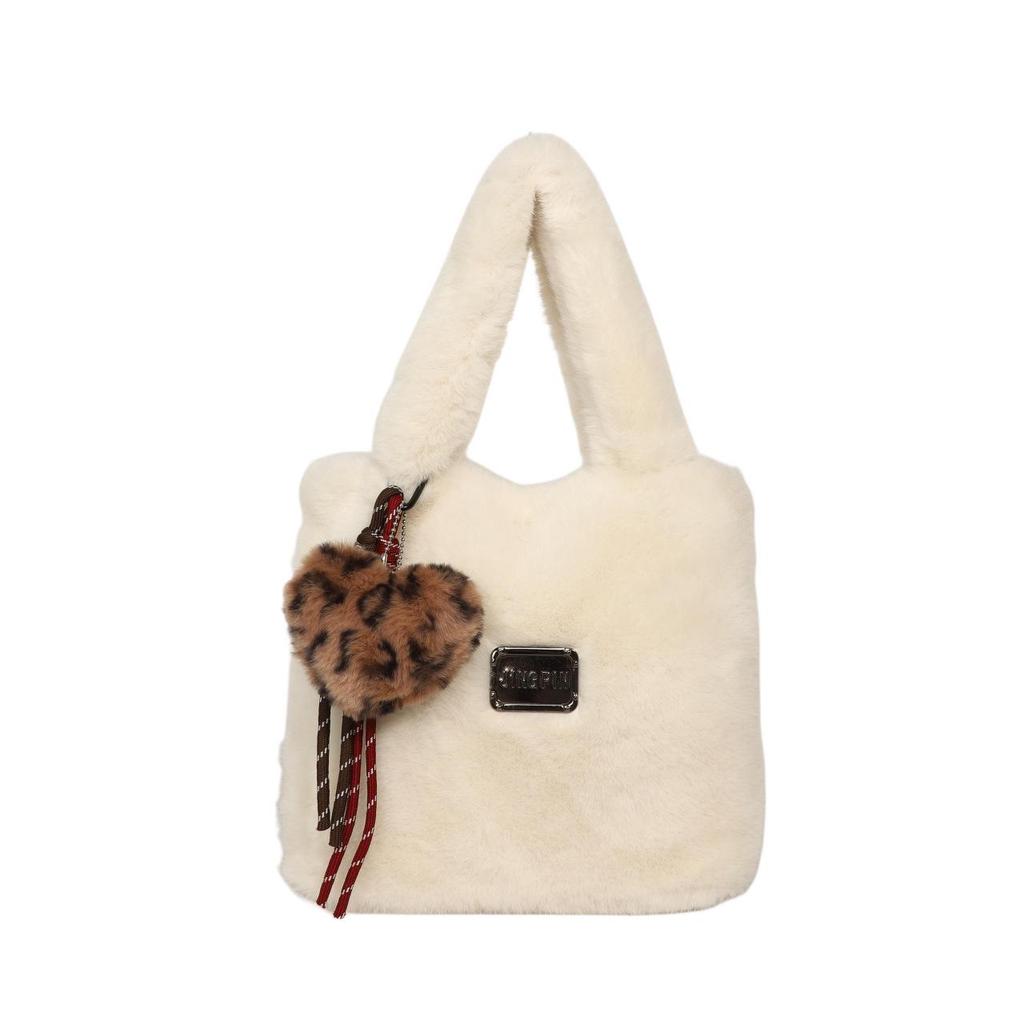 2025 Trendy Women's Plush Underarm Bag - Winter & Autumn Korean Fashion Handbag