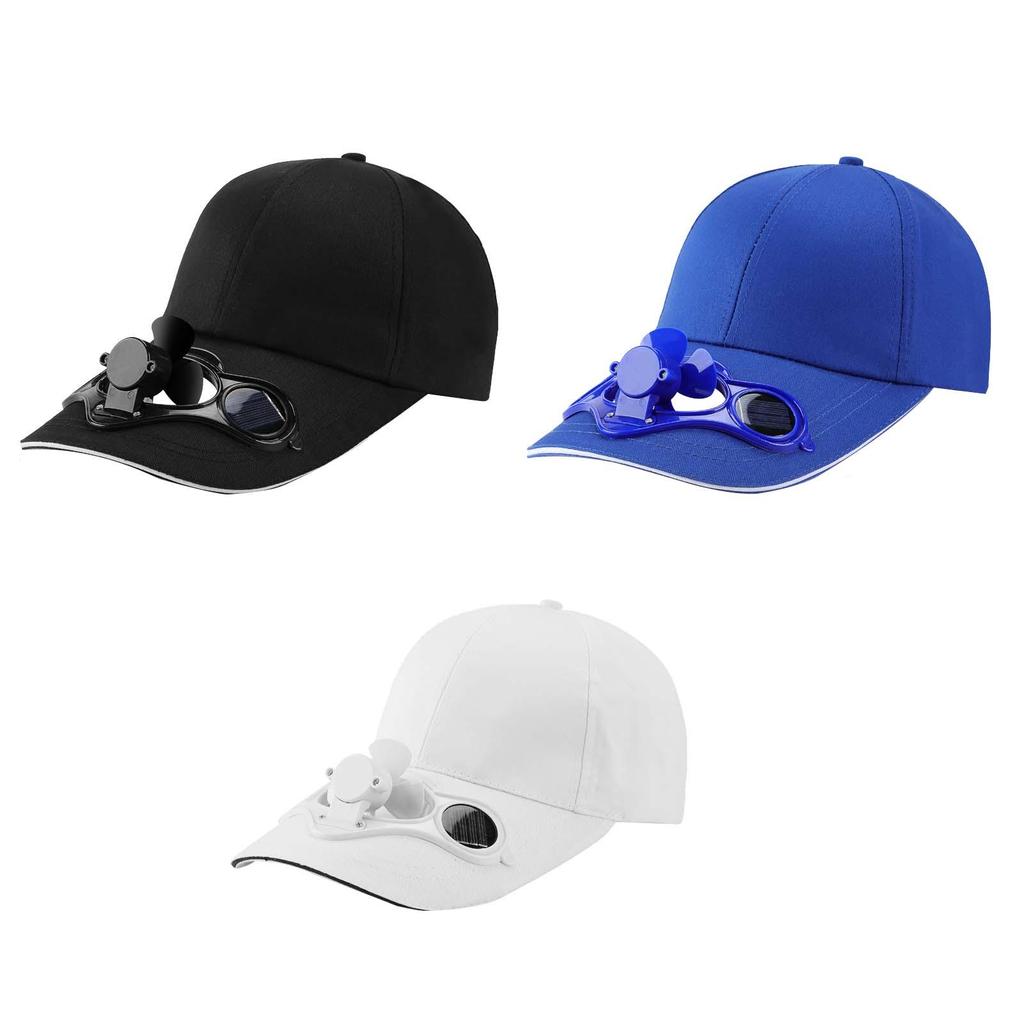 Baseballmütze Mit Solar Ventilator - Kühlender Sonnenhut Für Outdoor & Camping