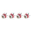 4 Pieces Tire Wheel Stem Valve Cover   Crown       for Cars Trucks  