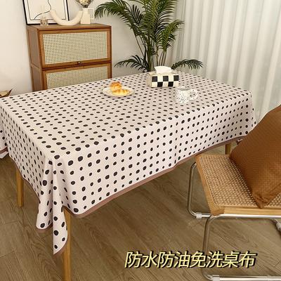 Retro Wasserdichte Tischdecke Ölfest Und Verbrühschutz Leave-In Esstisch Stoff Buchtischdecke Rechteckige Kaffeetisch Tischdecke