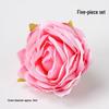 Valentine's Day Celebrity Bouquet: Fresh Flowers, Cake Decoration, Tissue & Transparent Wrapping Paper.