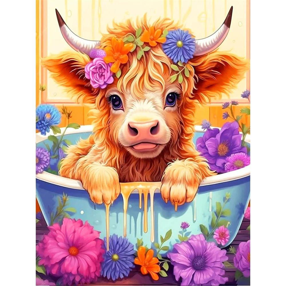 

5D Алмазная вышивка своими руками Животное Красочный лев Круглая выкладка Вышивка Бабочка Сова Домашний декор Наборы для вышивания крестом Round 20x30cm