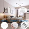 Easy Use Bed Bridge Long Bed Converter With Metal Button And Fixing Straps, Twin To King Size Split King Gap Filler For Adjustab