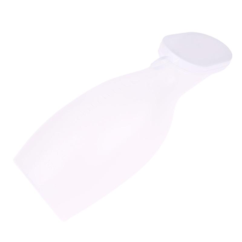 1000ML Portable Urinal Pee Bottle- Unisex Leakproof Personal Relief Container for Car/Travel/Bedside- 34oz Mobile Toilet Aid Pot
