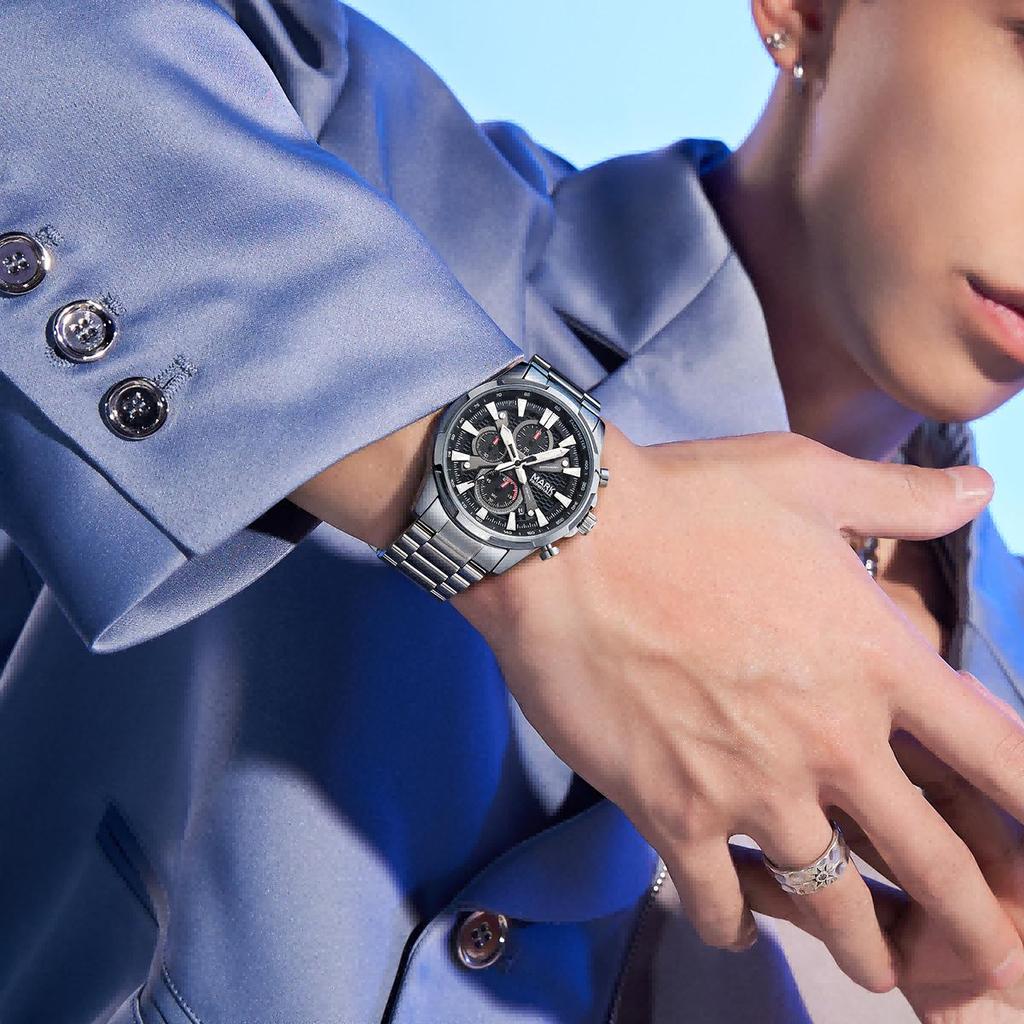 Mark Huafei Multi functional Men's Watch Brand Waterproof Fashion Quartz Watch Men's Fashion Gift