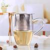 Tea Infuser Stainless Steel Coffee Tea Strainer Grid Binaural Net Leak Tea Mesh Tea Filter Strainer Teaware Accessory