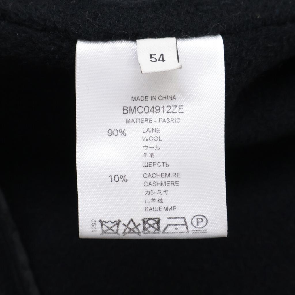 Givenchy BMC04912ZE Wolle 90% Kaschmir 10% 3B Chester Coat Mantel 54 schwarzGebraucht