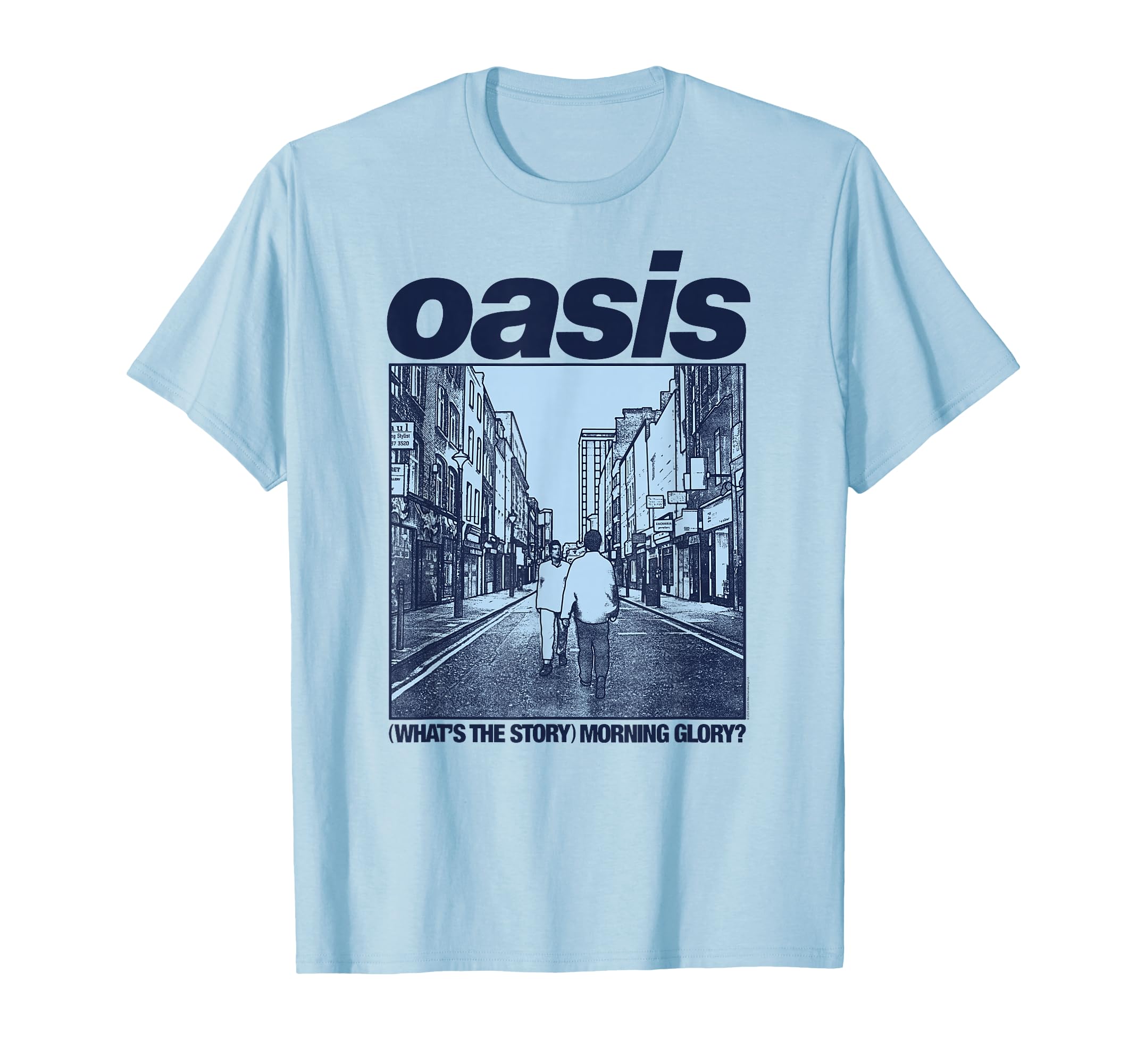 

Oasis – Amazon Exclusive WTSMG In Baby Blue T-Shirt