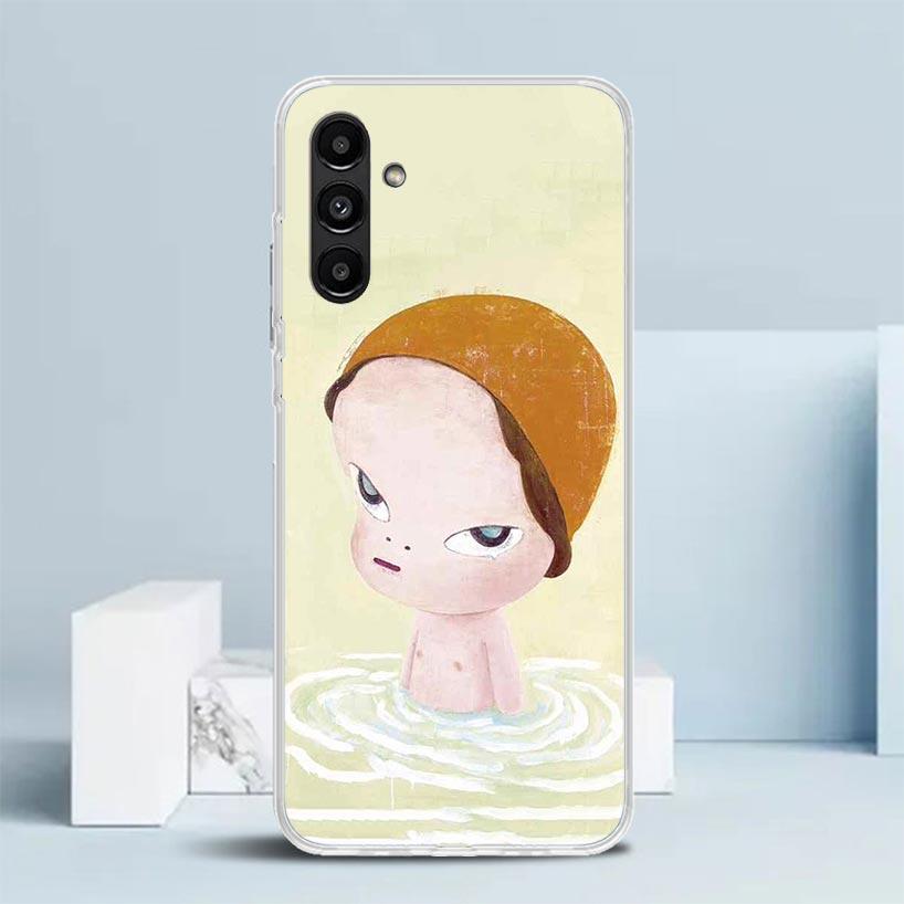 Y-Yoshitomo Nara Cover for Samsung Galaxy A17 A37 A57 A16 A26 A36 A56 A15 A14 A55 Phone Case A13 A53 A25 A35 A24 A34 A23 A33 Gal