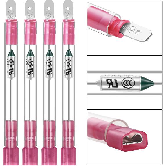 RV Water Heater Thermal Cutoff Kit - ECO Thermostat Assembly - Compatible with Atwood 91447 93866 Models # GCH6-4E GCH6-6E G6A-7E G6A-8E GC6AA-9E