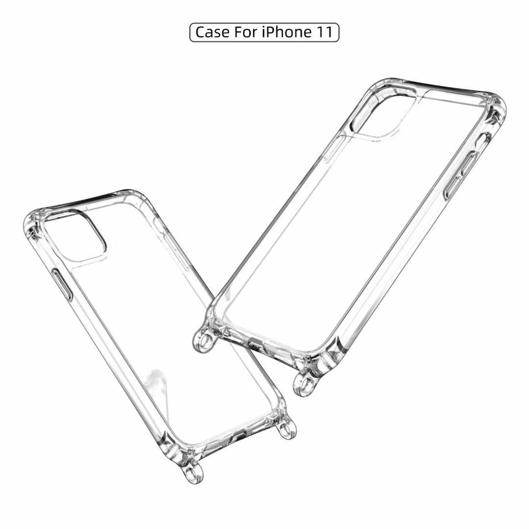 

120CM Pearl Bracelets PC Case for iPhone 15 14 12 Pro Max MiNi 11 Pro 16E XS 7 8 Plus Chain Crossbody Lanyard Necklace Cover For iPhone 12 Mini&Pc + tpu&Product picture