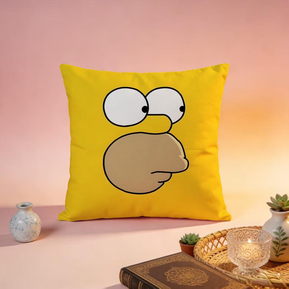 Popular TThe Simpsonsful Cushion Cover Premium SkinFriendly Pillow Case MultiPurpose for Home Office Travel