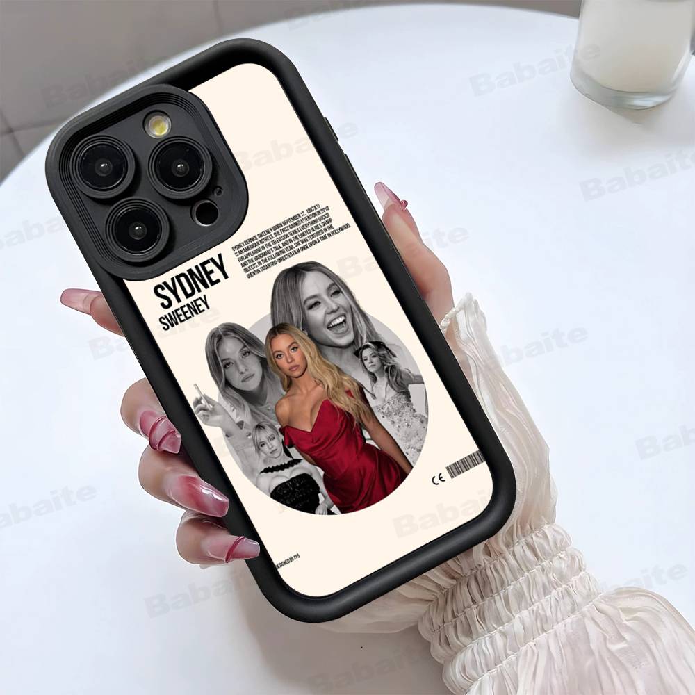 Sängerin Sydney S-Sweeney Handyhülle Für IPhone 17 16 15 14 13 12 11 Pro Max Plus Mini Glück Hülle