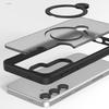 For Samsung Galaxy S24 Magnetic Phone Case 360 Degree Rotation Ring Kickstand