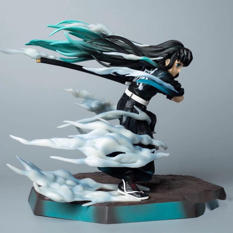Gk Statue Demon Slayer Nine Hashira Series – Muichiro Tokito Mist Pillar Anime Figure Collectible Pvc Model Action Doll Toy Present