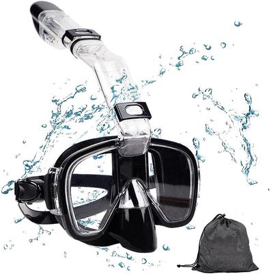 Waterproof Anti-Fog Detachable Diving Mask with Nose Breathing