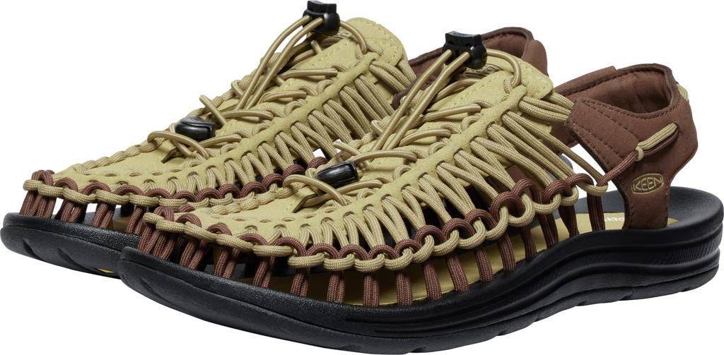 Sandals UNEEK Unique EARTH Cm [Keen] (old Model) Men's KHAKI/DARK 27.5