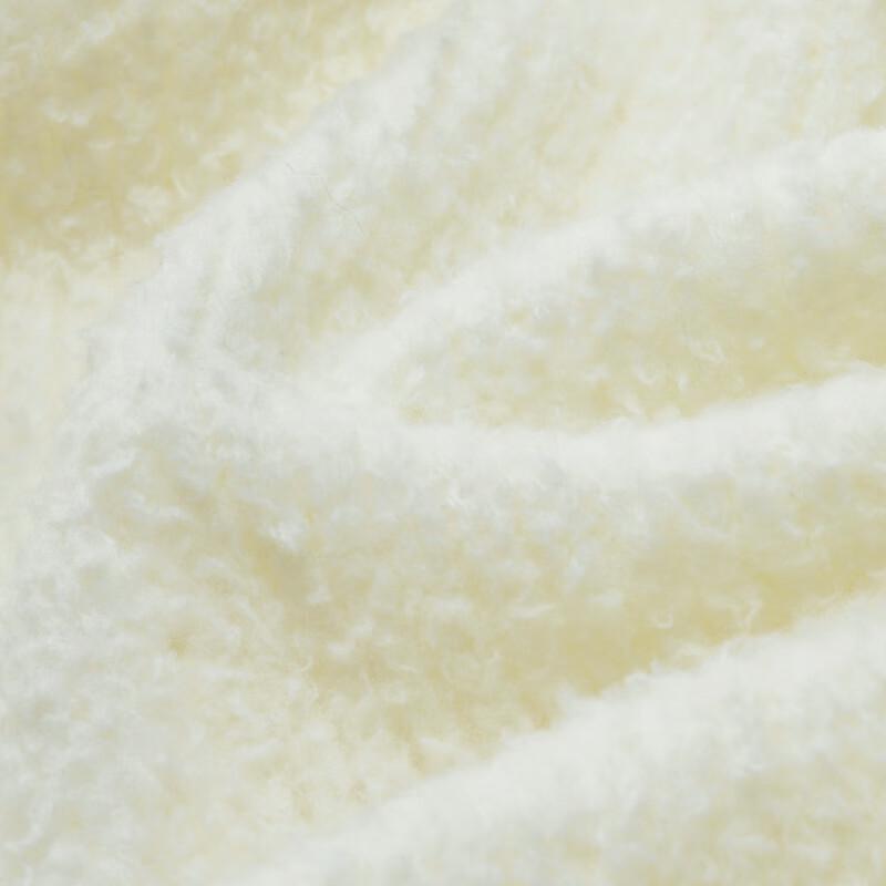 LESS 2024 Spring Casual Lamb Wool Knitted V-Neck Sweater