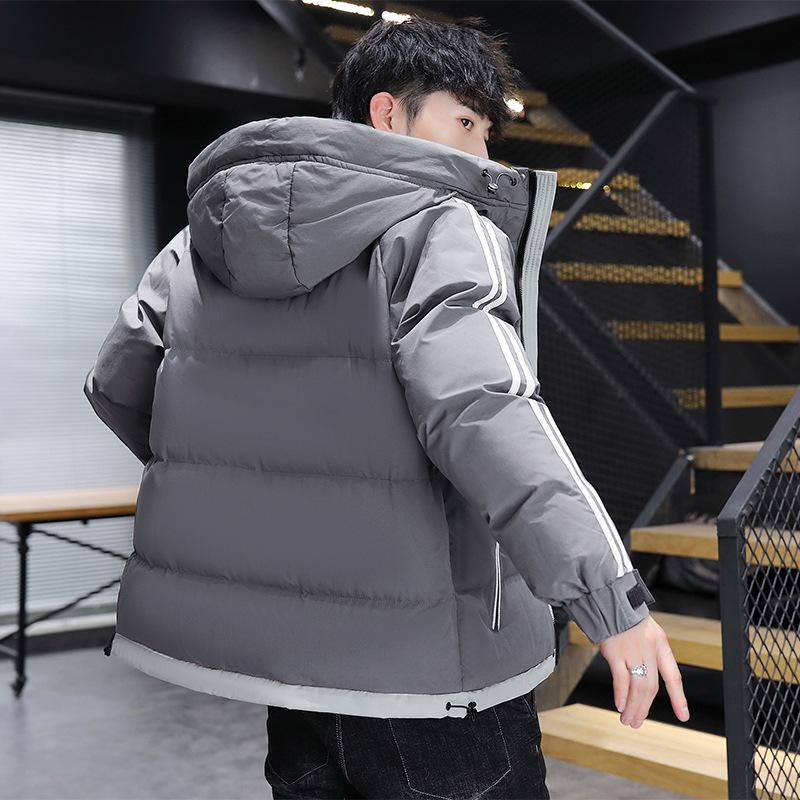 Winter Hooded Cotton-padded Clothes Men's Loose Casual Versatile Thickened Cotton Clothes Men's Jackets Men's Jackets