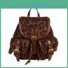 Zaino Retro con Stampa Leopardo e Color Block per Ragazze con Spallacci Curvati Adatto per Scuola e Viaggio