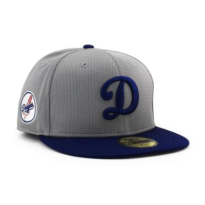 Schlagtraining Modellkappe 59FIFTY Los Angeles Dodgers MLB SCHLAGTRAINING BP ANGEPASSTE KAPPE LOS ANGELES DODGERS Grau 5950 Mütze Shohei Otani Yoshinobu