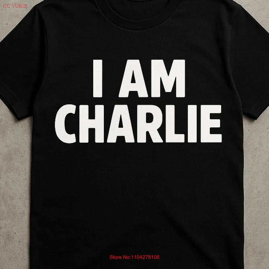 I AM Charlie Kirk T shirt tee RIP vintage Washed graphic Slightly Stylish Unisex Casual fashion Top For Everyday Wear