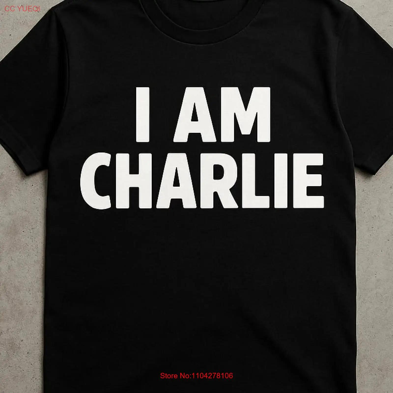 

I AM Charlie Kirk T shirt tee RIP vintage Washed graphic Slightly Stylish Unisex Casual fashion Top For Everyday Wear S разноцветный