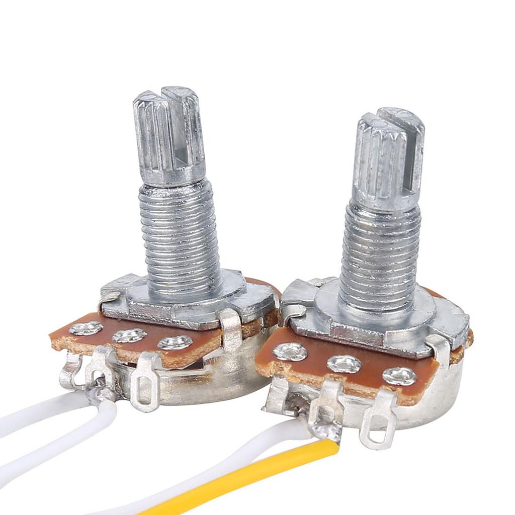 2 Volume 1 Tone 1 Jack 500K Pots 3 Way Switch Wiring Harness for Electirc Guitar Bass