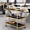 Luxury 3-Tier Hotel Serving Cart
