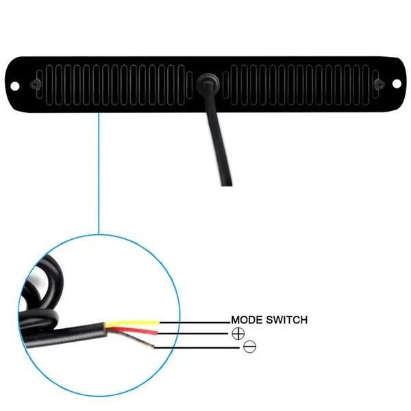 12-24V 24LED Autolichter Superhelle Blitzlichter Ultradünne Auto-Rückleuchten/Warnleuchten