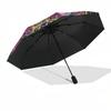 1pc Mandala Art Automatic Umbrella Durable Iron Frame & Plastic Handle, Gift for Men & Women, Sturdy Construction yy250905107