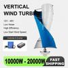 Set Complet Turbină Eoliană cu Ax Vertical 10000w Generatoare de Energie Moară de Vânt Magnetică Puternică cu Controler MPPT 48V 24V 12V