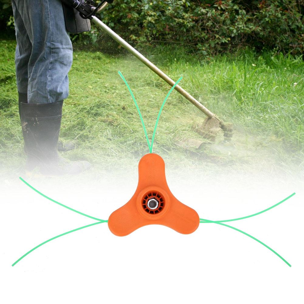 

Универсальная триммерная головка газонокосилки из АБС-пластика с газонокосилкой-щеткой с леской