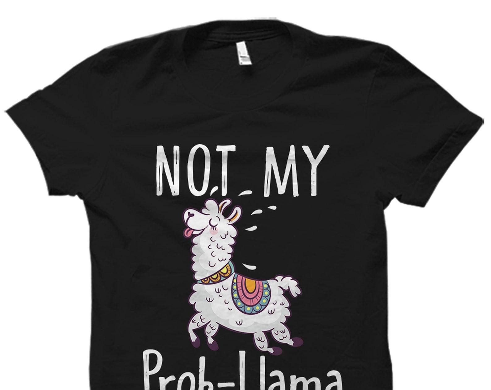 Cute Llama Shirt. Cute Llama Gift. Llama Gifts. Alpaca Shirt. Llama Lover Gift. Llama T-Shirt. Zoo Shirt. Funny Llama Shirt. Llama #OS4945 M