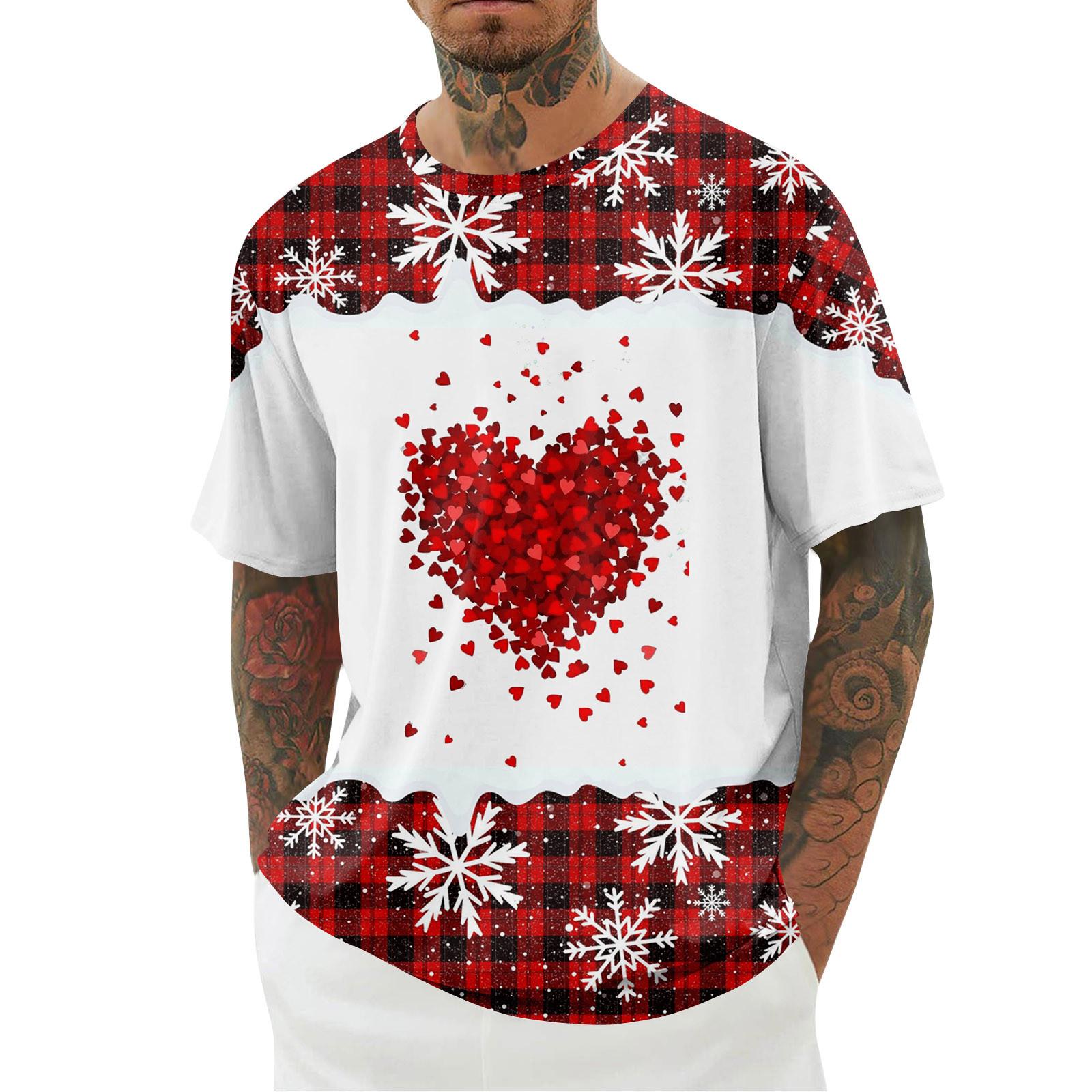 

Мужская футболка, свободный повседневный топ с короткими рукавами, мужской топ с короткими рукавами XL арбуз красный