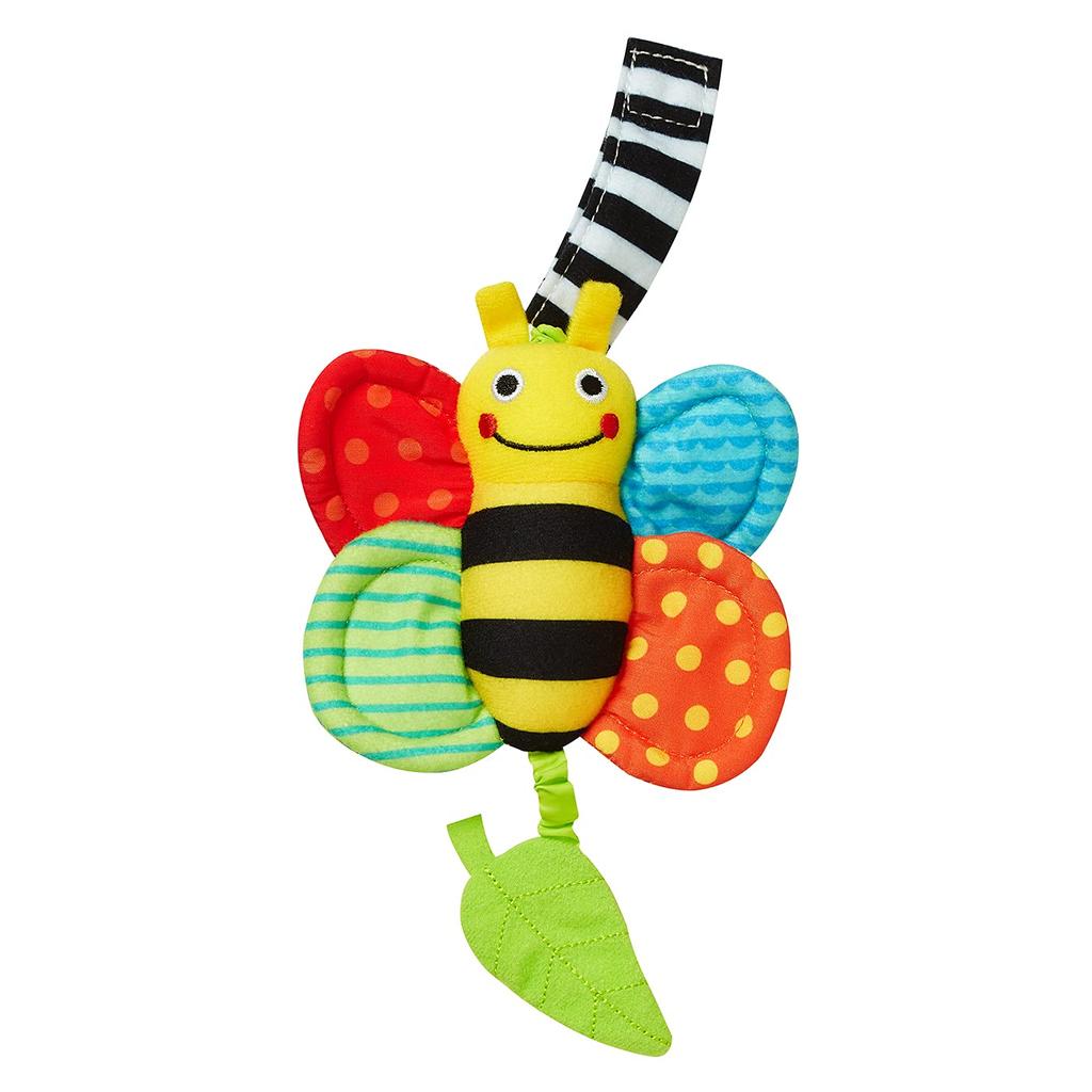 SASSY Bee Stroller Toy with Vibrating Baby Toy Strap, (TYSA80772)
