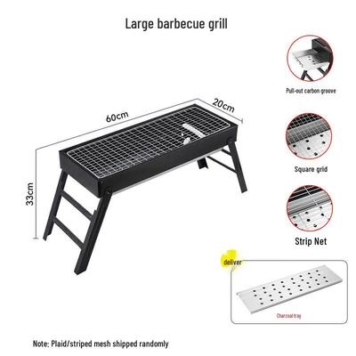 Portable Foldable Charcoal BBQ Grill