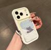Sleeping cat and dog bracket is suitable for Apple 17 mobile phone case iPhone16Pro Xiaomi oppo anti-drop all-inclusive case.