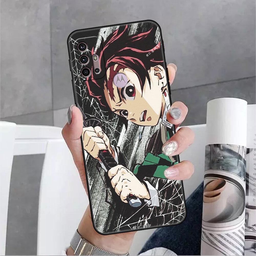 Dämon Slayer Anime Fall Für Motorola G30 G9 Spielen G82 G52 G60 G8 G9 Power G50 One Fusion Edge 30 20 schwarz Weiche Telefon Capas