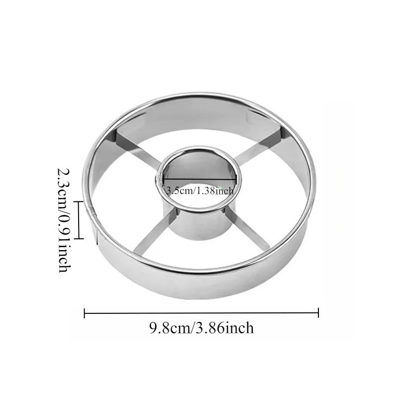 1PC Donut MoldsChocolate Cake MoldsMousse Ring Round Cookie Cutter MoldsCake Decorating Baking Supplies