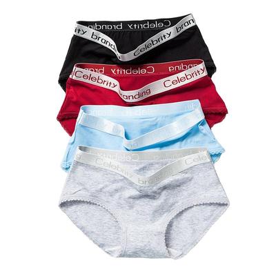 3Pcs Damen Höschen Baumwolle Atmungsaktive Unterwäsche Slips Niedlichen Buchstaben Mädchen Dessous Größe M-XXL