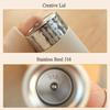 220ml/330ml Fashion Mini Stainless Steel 316 Thermal Flask Portable Pocket Coffee Tea Thermal Water Bottle Tumbler