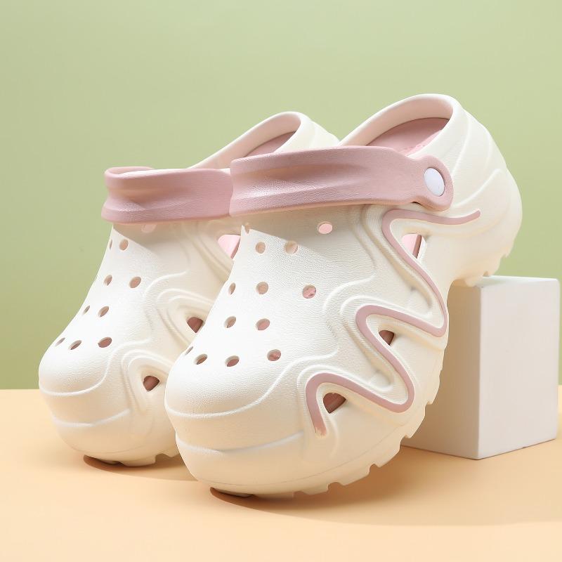 Men's Hole Shoes Summer Wear Sports Driving Two Wear Non-slip Slippers Outside the Beach Bag Head Sandals