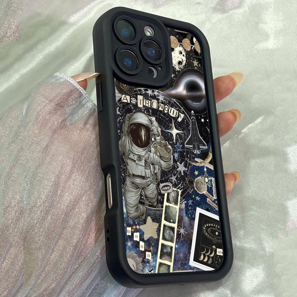 

JT390 Космос Планеты Звезды Астрономия Астронавт для iPhone 17 16 15 14 Pro Max Samsung S26 S25 Ultra A17 A07 A56 Xiaomi 15T 13T Redmi 15c Мягкий Чехол for iPhone 5/5s чёрный