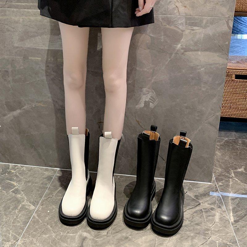 Chunky Boots Woman Shoes Winter Luxury Brand Designer Chelsea Heel Female Platform Boots Lasdies Fashionrt64
