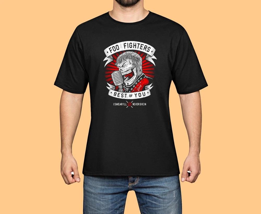 Foo Fighters Black TShirt  light Polyester  Alternative rock music Festival XL