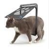 Pet Dog Door Lockable Self-Closing Function Sturdy Screen Door for Dog Cat Easy Safe Freely Enter House